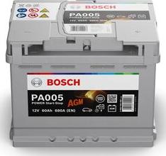 BOSCH 0 092 PA0 050 - Baterie de pornire allinparts.ro