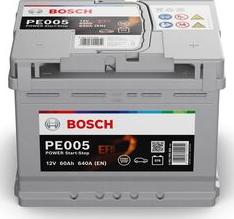 BOSCH 0 092 PE0 050 - Baterie de pornire allinparts.ro
