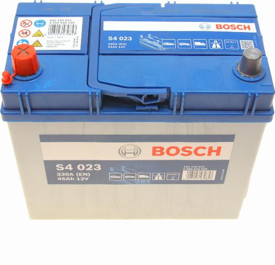 BOSCH 0 092 S40 230 - Baterie de pornire allinparts.ro