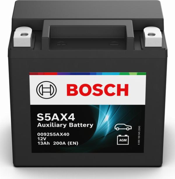 BOSCH 0 092 S5A X40 - Baterie de pornire allinparts.ro