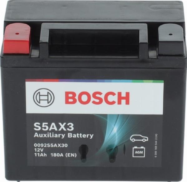 BOSCH 0 092 S5A X30 - Baterie de pornire allinparts.ro