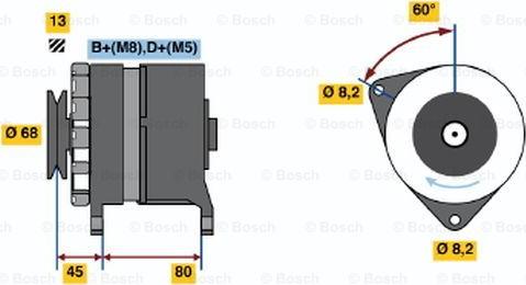 BOSCH 0 120 469 990 - Generator / Alternator - allinparts.ro