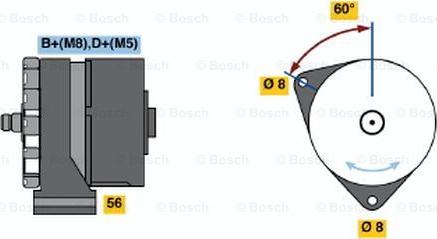 BOSCH 0 120 469 782 - Generator / Alternator - allinparts.ro