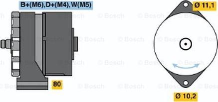 BOSCH 0 120 488 269 - Generator / Alternator allinparts.ro