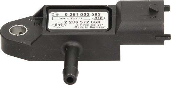 BOSCH 0 281 002 593 - Senzor,presiune supraalimentare - allinparts.ro