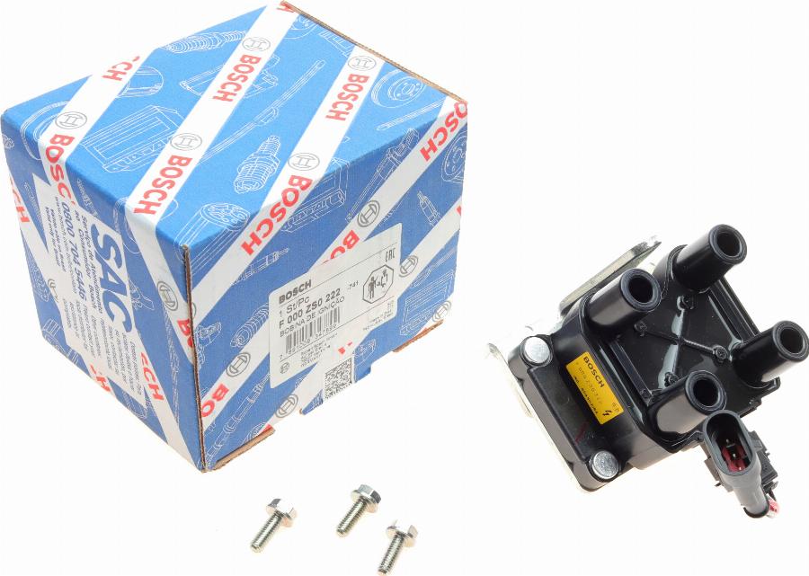 BOSCH F 000 ZS0 222 - Bobina de inductie allinparts.ro