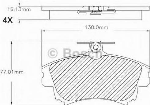 BOSCH F 03B 150 295 - Set placute frana,frana disc - allinparts.ro