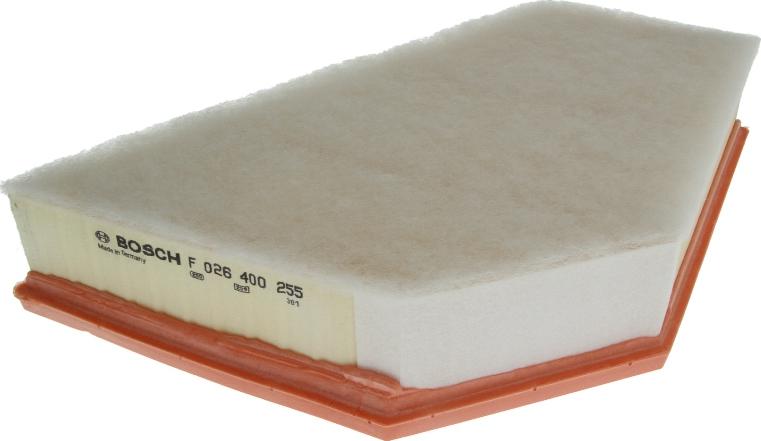 BOSCH F 026 400 255 - Filtru aer allinparts.ro