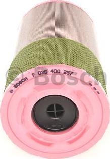 BOSCH F 026 400 257 - Filtru aer allinparts.ro