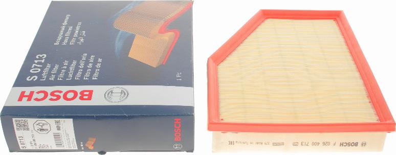 BOSCH F 026 400 713 - Filtru aer - allinparts.ro