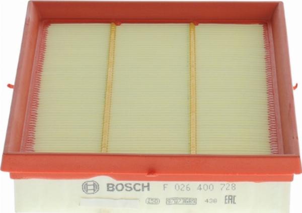 BOSCH F 026 400 728 - Filtru aer - allinparts.ro