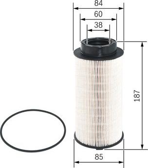 BOSCH F 026 402 100 - Filtru combustibil - allinparts.ro