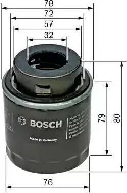 BOSCH F 026 407 079 - Filtru ulei allinparts.ro