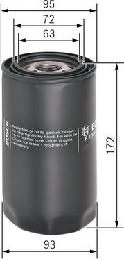 BOSCH F 026 407 101 - Filtru ulei allinparts.ro