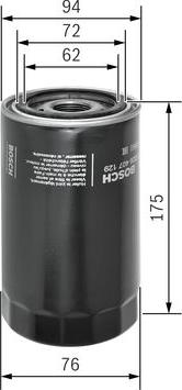 BOSCH F 026 407 129 - Filtru ulei allinparts.ro