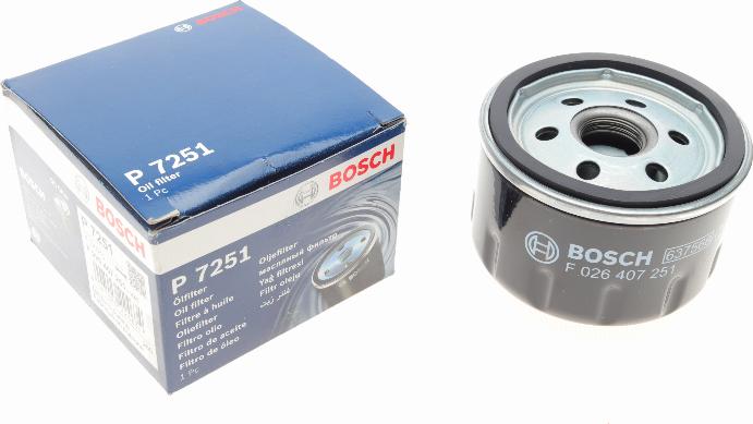 BOSCH F 026 407 251 - Filtru ulei allinparts.ro