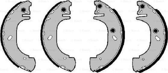 BOSCH F 026 004 524 - Set saboti frana allinparts.ro