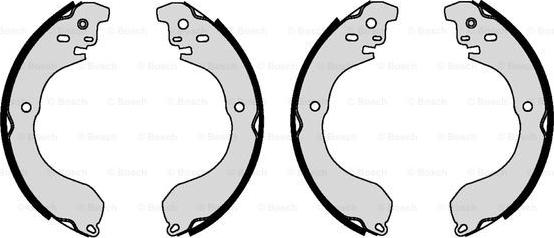 BOSCH F 026 008 025 - Set saboti frana allinparts.ro