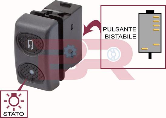 BOTTO RICAMBI BREL6590 - Releu, incalzire oglinda exterioara allinparts.ro