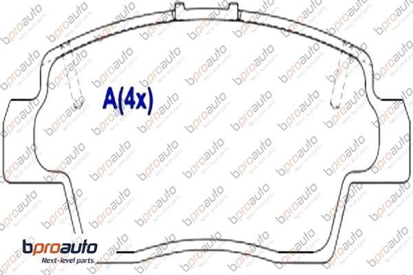 BPROAUTO 1BP31031AA - Set placute frana,frana disc - allinparts.ro