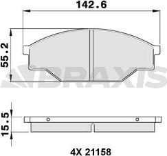 Braxis AA0323 - Set placute frana,frana disc allinparts.ro