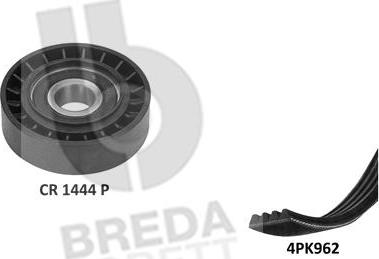 Breda Lorett KCA0050 - Set curea transmisie cu caneluri - allinparts.ro
