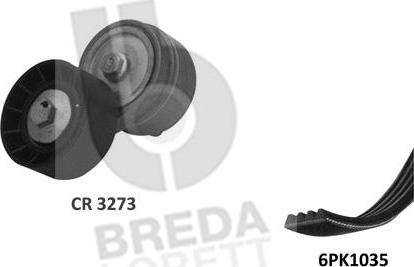 Breda Lorett KCA0031 - Set curea transmisie cu caneluri allinparts.ro