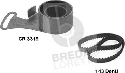 Breda Lorett KCD0411 - Set curea de distributie allinparts.ro
