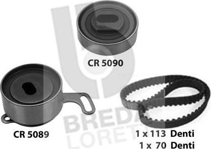 Breda Lorett KCD0478 - Set curea de distributie allinparts.ro
