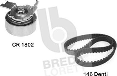 Breda Lorett KCD0643 - Set curea de distributie allinparts.ro