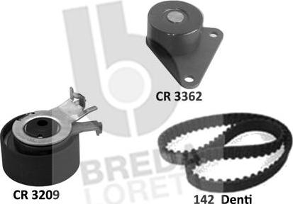 Breda Lorett KCD0671 - Set curea de distributie allinparts.ro
