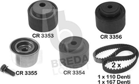 Breda Lorett KCD0077 - Set curea de distributie allinparts.ro