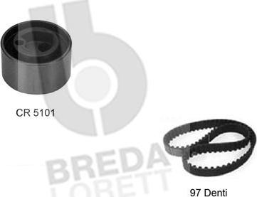 Breda Lorett KCD0198 - Set curea de distributie allinparts.ro
