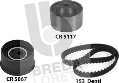 Breda Lorett KCD0155 - Set curea de distributie - allinparts.ro