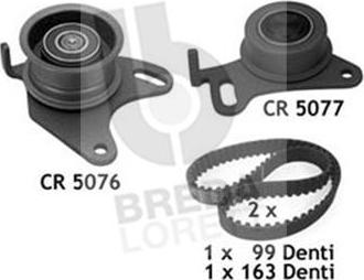 Breda Lorett KCD0164 - Set curea de distributie - allinparts.ro