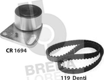 Breda Lorett KCD0135 - Set curea de distributie allinparts.ro