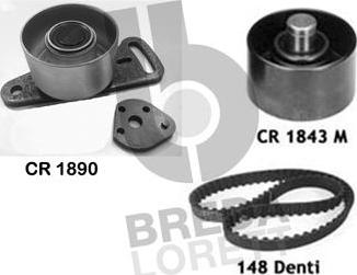 Breda Lorett KCD0394 - Set curea de distributie allinparts.ro