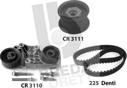 Breda Lorett KCD0370 - Set curea de distributie allinparts.ro