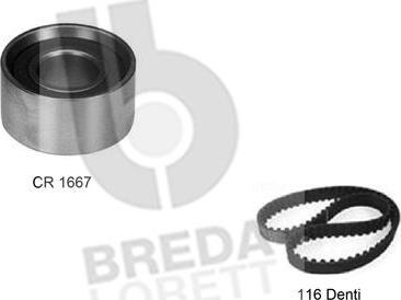 Breda Lorett KCD0266 - Set curea de distributie allinparts.ro