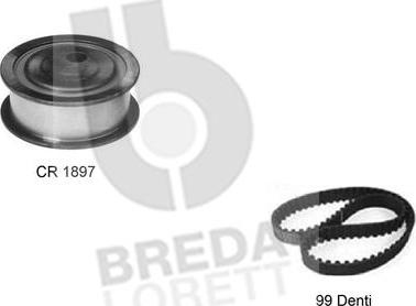 Breda Lorett KCD0267 - Set curea de distributie - allinparts.ro