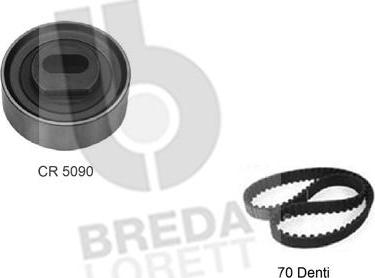 Breda Lorett KCD0214 - Set curea de distributie allinparts.ro