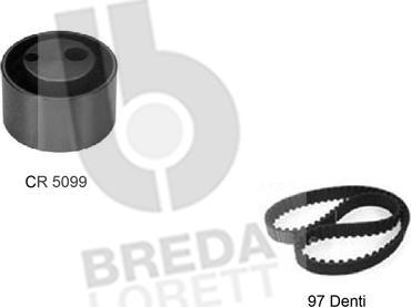 Breda Lorett KCD0210 - Set curea de distributie allinparts.ro
