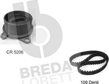Breda Lorett KCD0212 - Set curea de distributie - allinparts.ro