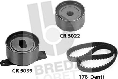 Breda Lorett KCD0237 - Set curea de distributie allinparts.ro