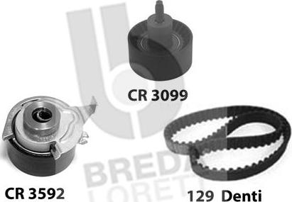 Breda Lorett KCD0279 - Set curea de distributie allinparts.ro