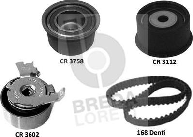 Breda Lorett KCD0754 - Set curea de distributie allinparts.ro