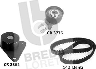 Breda Lorett KCD0764 - Set curea de distributie allinparts.ro