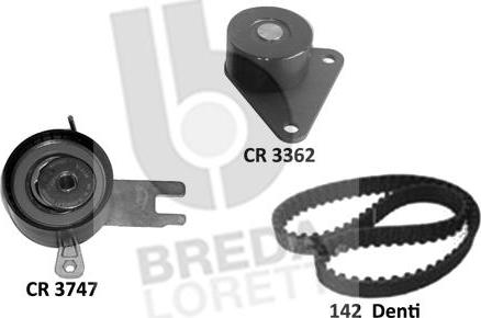 Breda Lorett KCD0765 - Set curea de distributie allinparts.ro