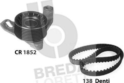 Breda Lorett KCD0708 - Set curea de distributie - allinparts.ro
