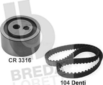 Breda Lorett KCD0716 - Set curea de distributie - allinparts.ro